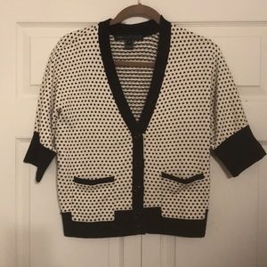Marc Jacobs Polka Dot Cardigan Sweater
